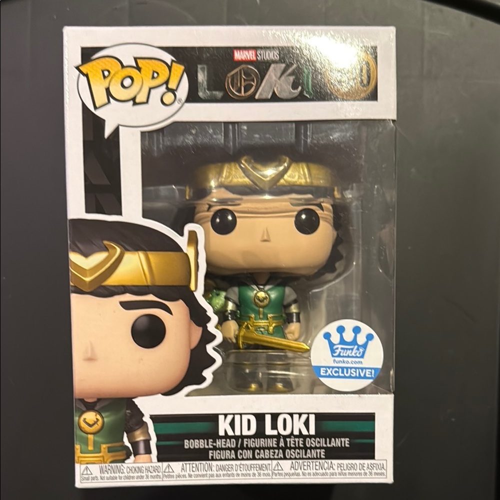Funko Pop! Kid Loki Bobble-Head - Green and Gold